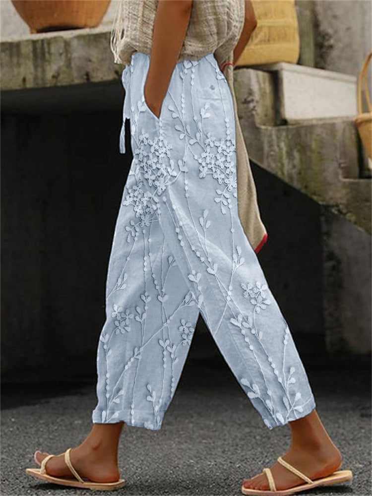 Zoë | Vine Printed Trousers