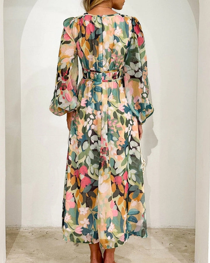 Annie | Boho Floral Maxi Dress
