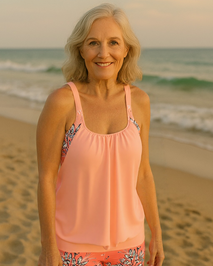 Skylar | Floral Print Classic Tankini