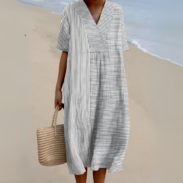 Elena | Elegant Geometric Dress