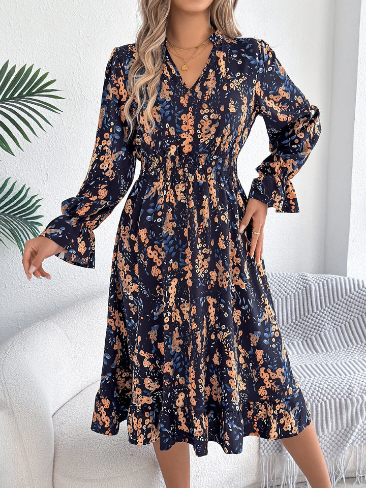 Denise |  V-Neck Floral Dress
