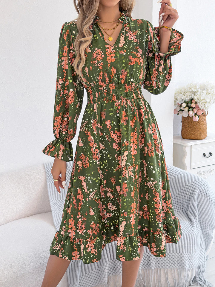 Denise |  V-Neck Floral Dress
