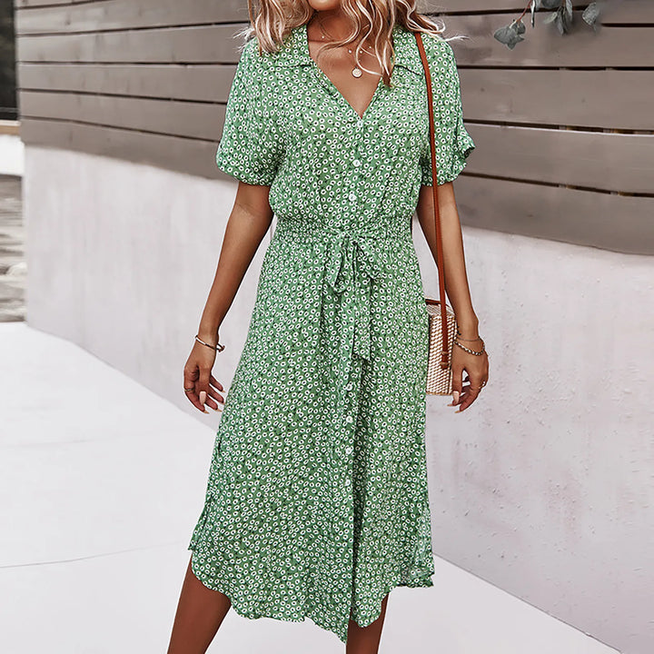 Eva | Boho V-Neck Dress