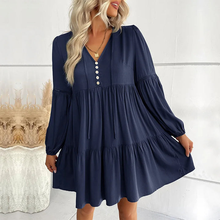Lia | Stylish V-Neck Dress