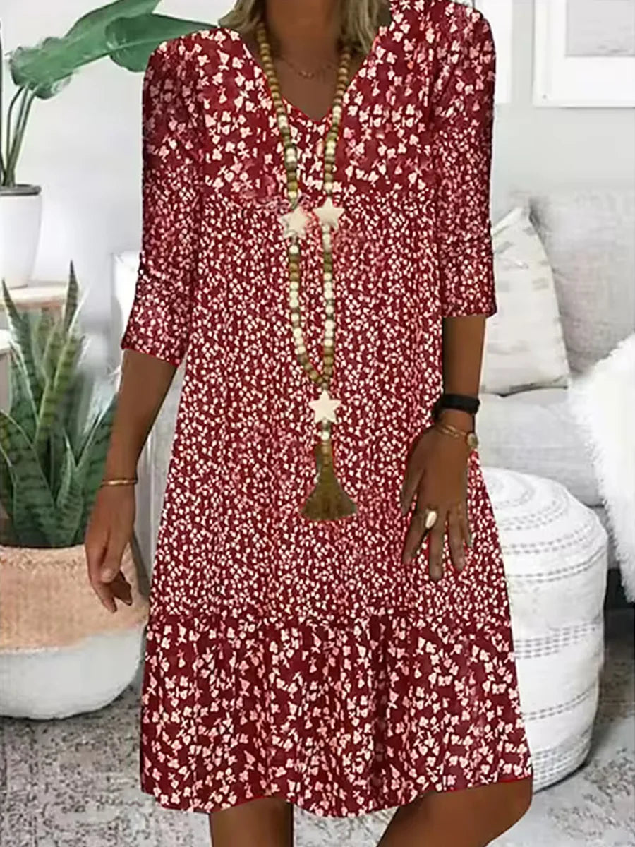 Loïs | V-Neck Boho Dress