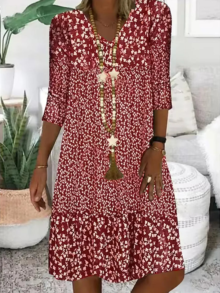 Loïs | V-Neck Boho Dress