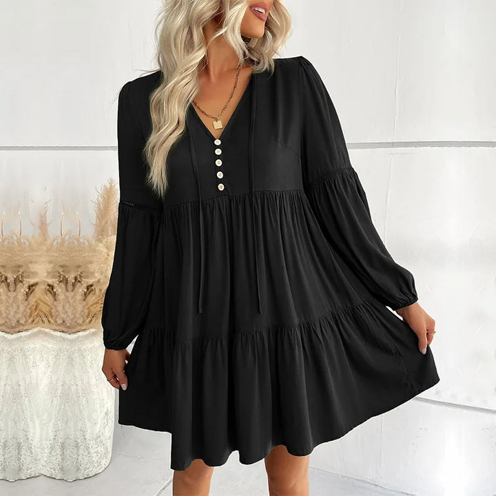 Lia | Stylish V-Neck Dress