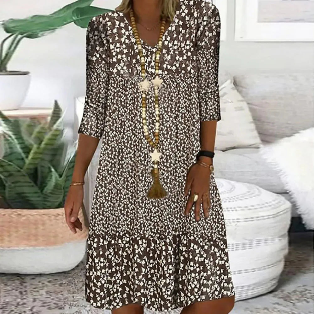 Loïs | V-Neck Boho Dress