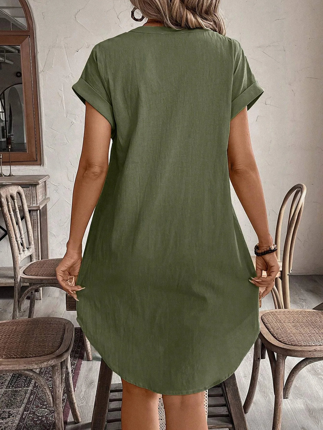 Giada | Sleeve Shirt Dress
