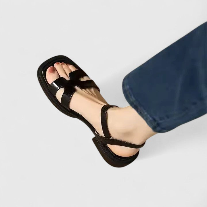 Elina | Sophisticated Flat Sandals