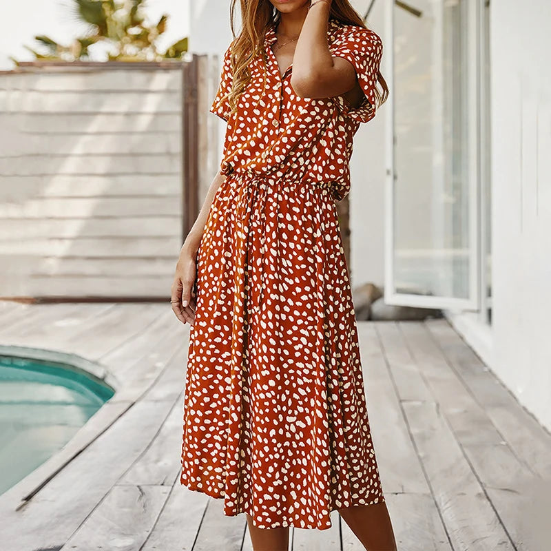 Mae | Pattern Summer V-Neck Dress