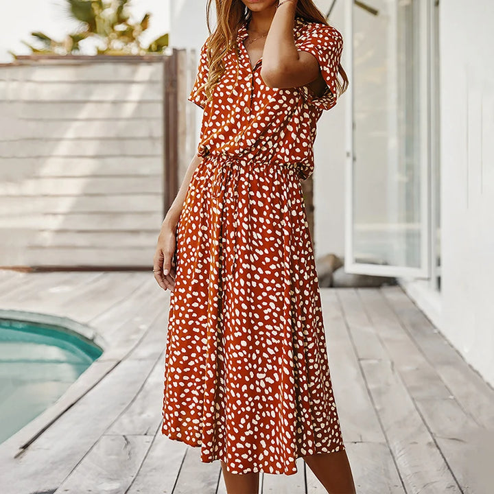 Mae | Pattern Summer V-Neck Dress