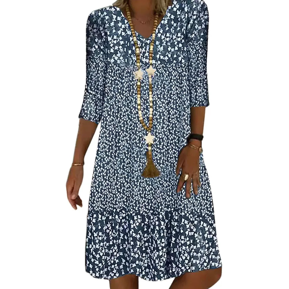 Loïs | V-Neck Boho Dress