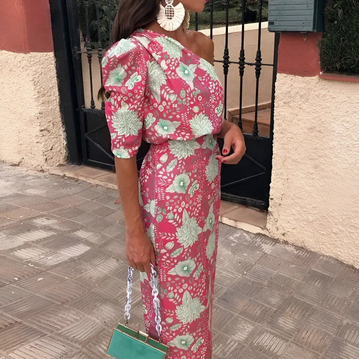 Emilie | Abito Elegante Monospalla