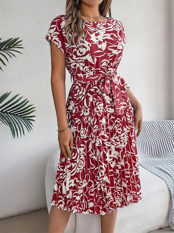 Dina | Elegant Floral Dress