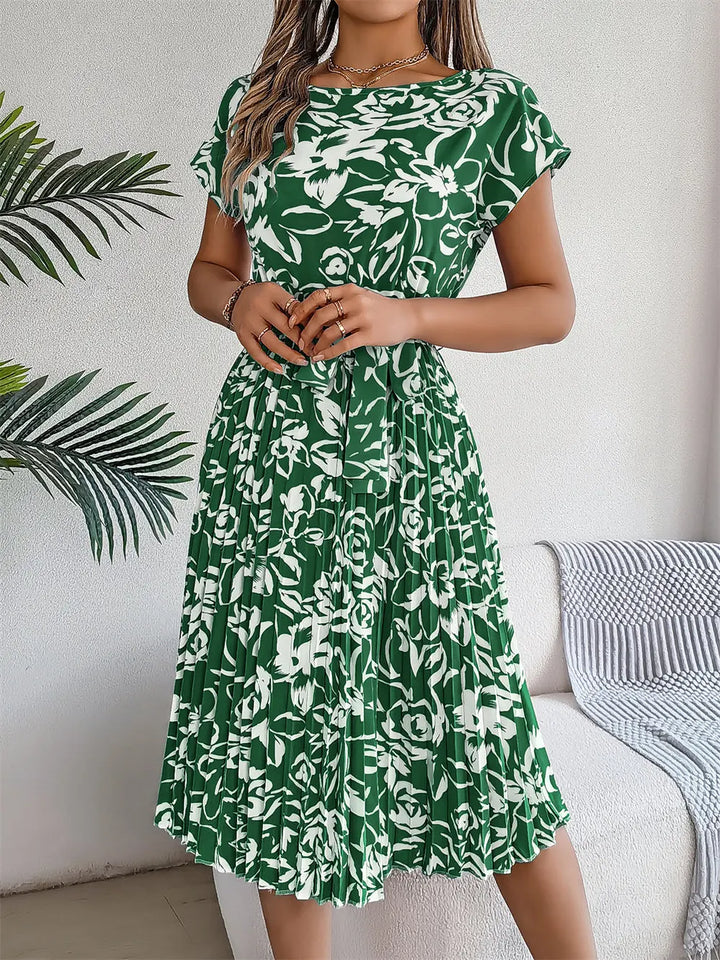Dina | Elegant Floral Dress