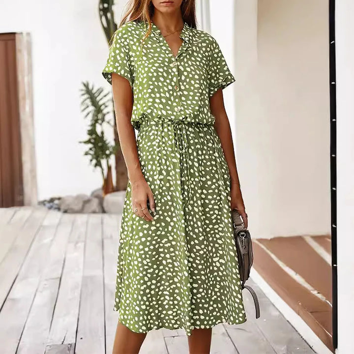 Mae | Pattern Summer V-Neck Dress