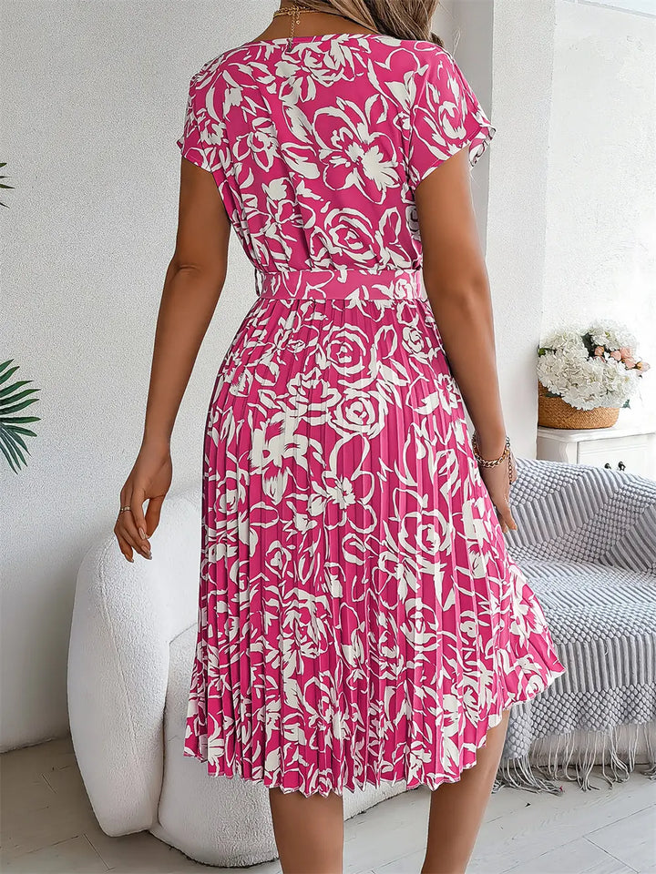 Dina | Elegant Floral Dress