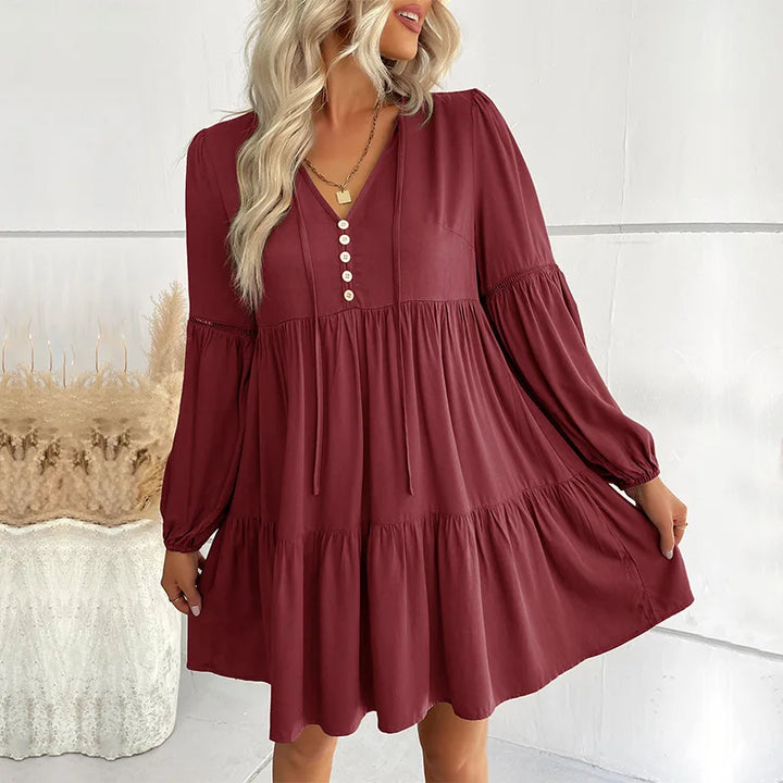 Lia | Stylish V-Neck Dress
