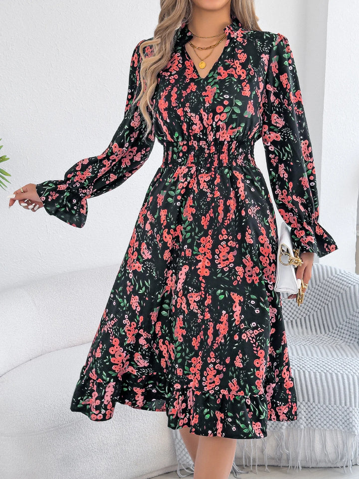 Denise |  V-Neck Floral Dress