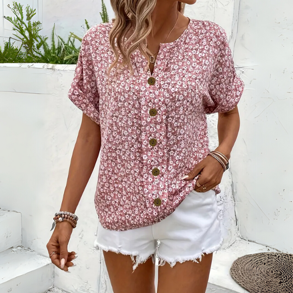 Verna | Chic Floral Blouse