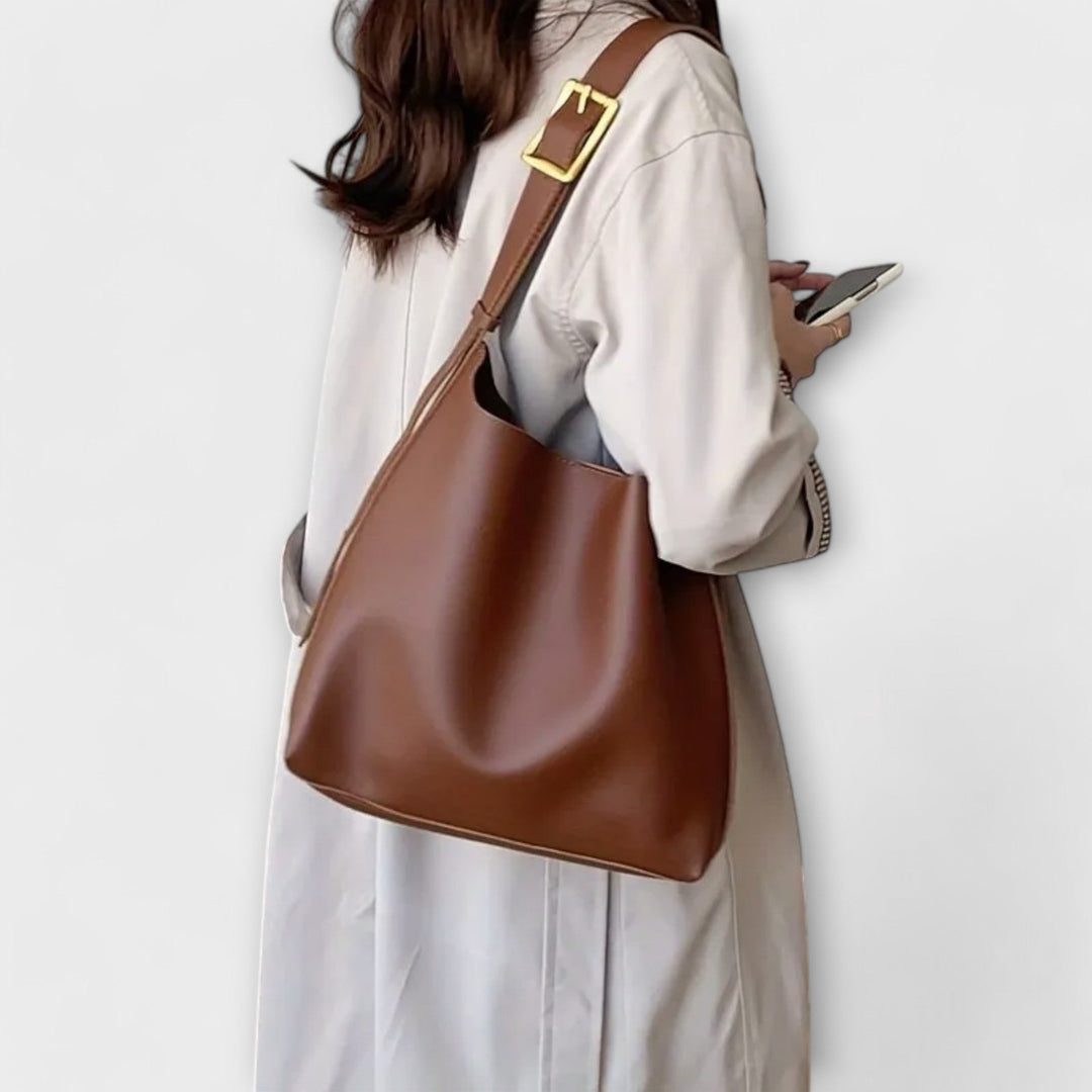 Isadora | Elegant Leather Shoulder Bag