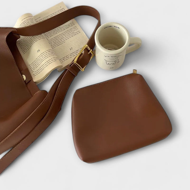 Isadora | Elegant Leather Shoulder Bag